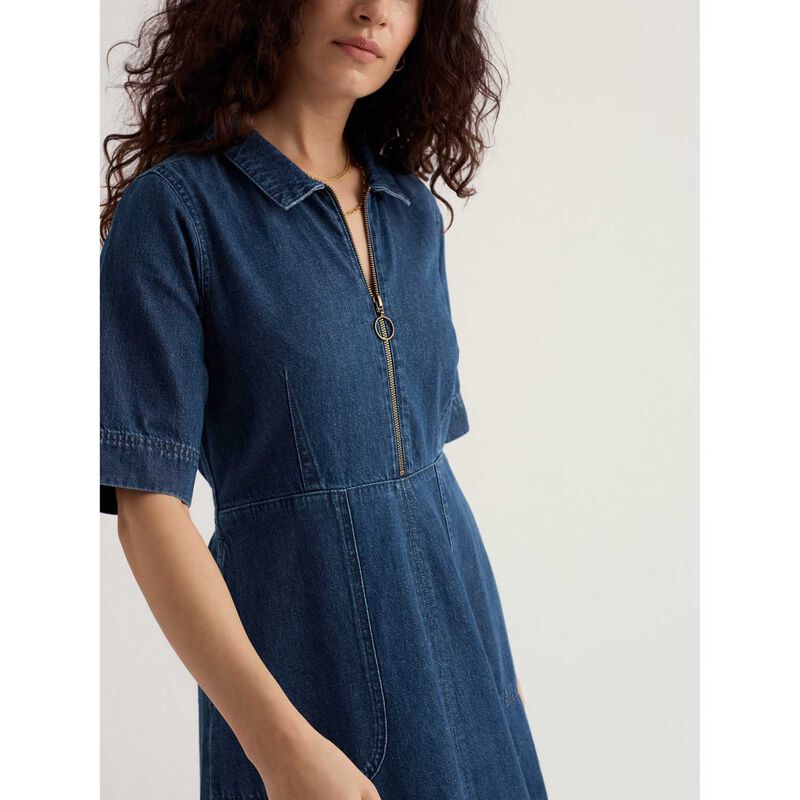 Seasalt Cornwall Gwenter Dress - Mid Wash image number 2